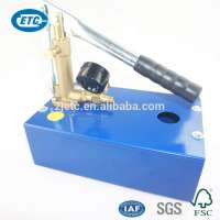 Low price small 0-250bar 5L water tank manual hydraulic pressure test pump